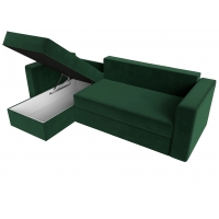 Угловой диван Принстон (велюр зелёный) - Изображение 2